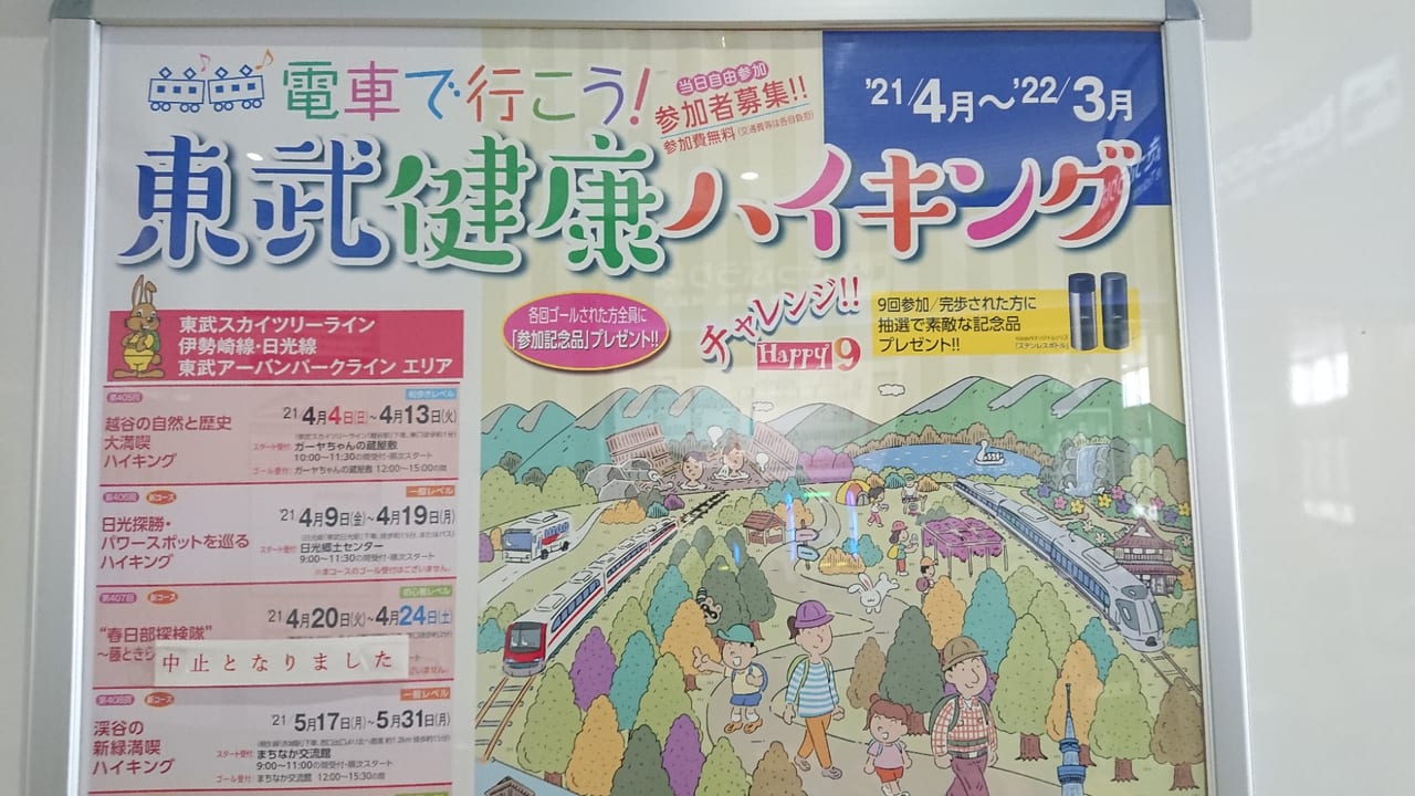 【伊勢崎市】「電車で行こう！東部健康ハイキング」2021年度のハイキングが始まりました！