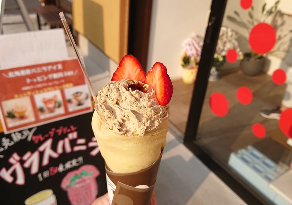 【伊勢崎市】クレーピエトーキョーの新作！期間限定ほうじ茶クレープを食べてみました♪