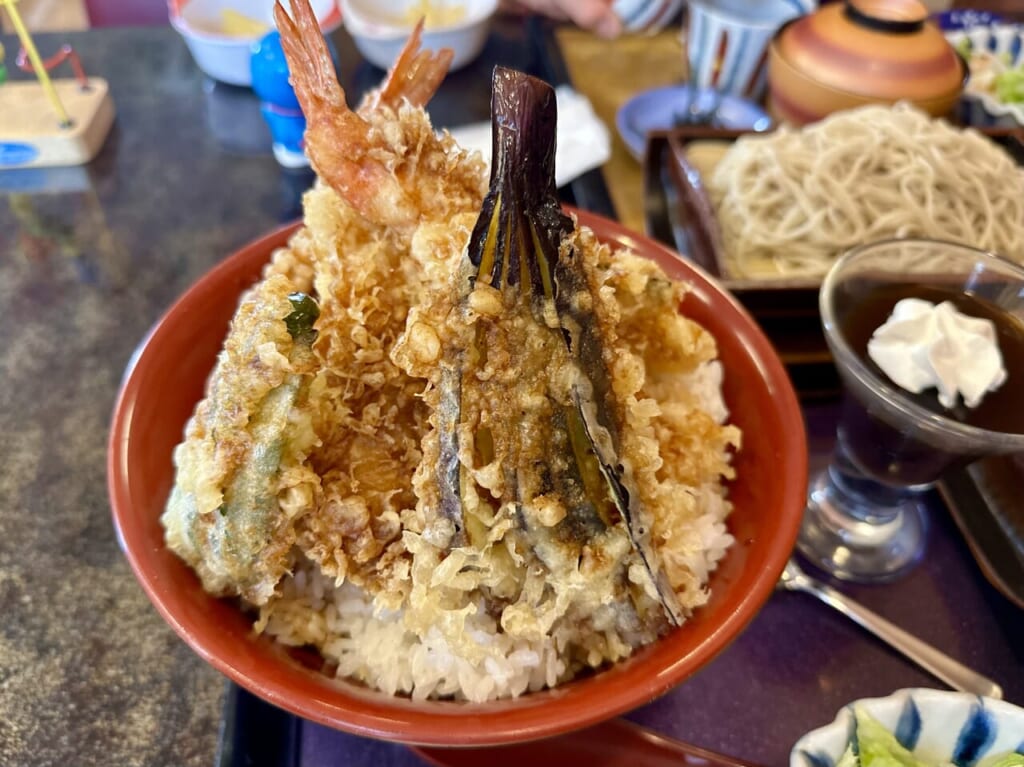 こんぴらうどん中田 天丼セット