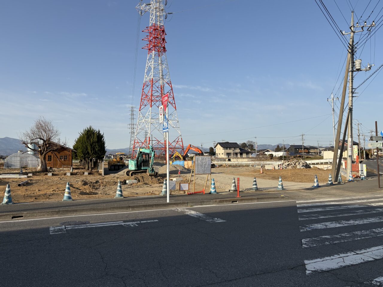 2026年3月7日セブンイレブン田部井町建設現場