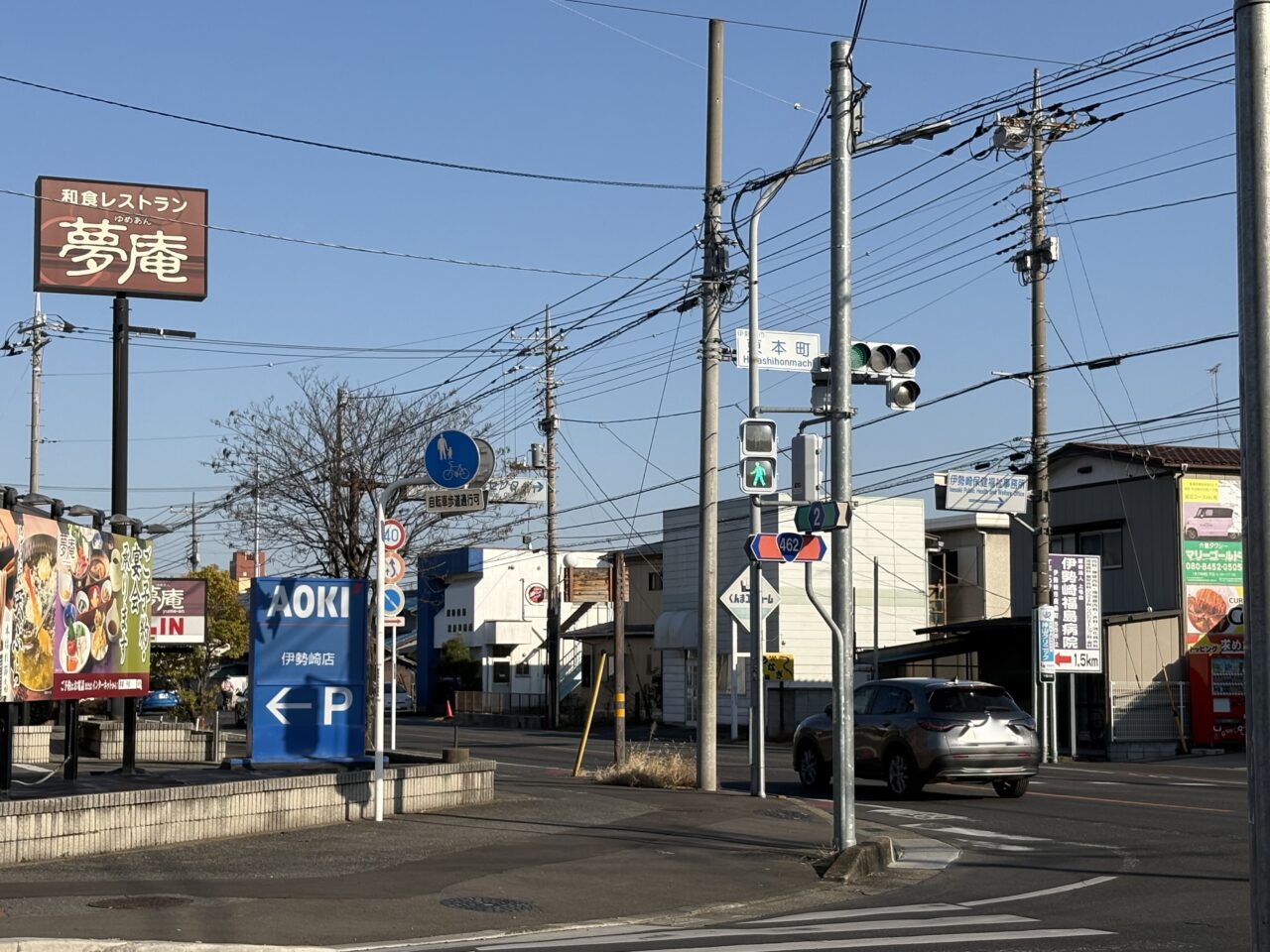 2026年3月13日夢庵伊勢崎店周辺