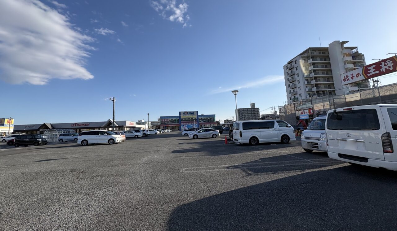 2026年3月13日餃子の王将伊勢崎店店舗周辺