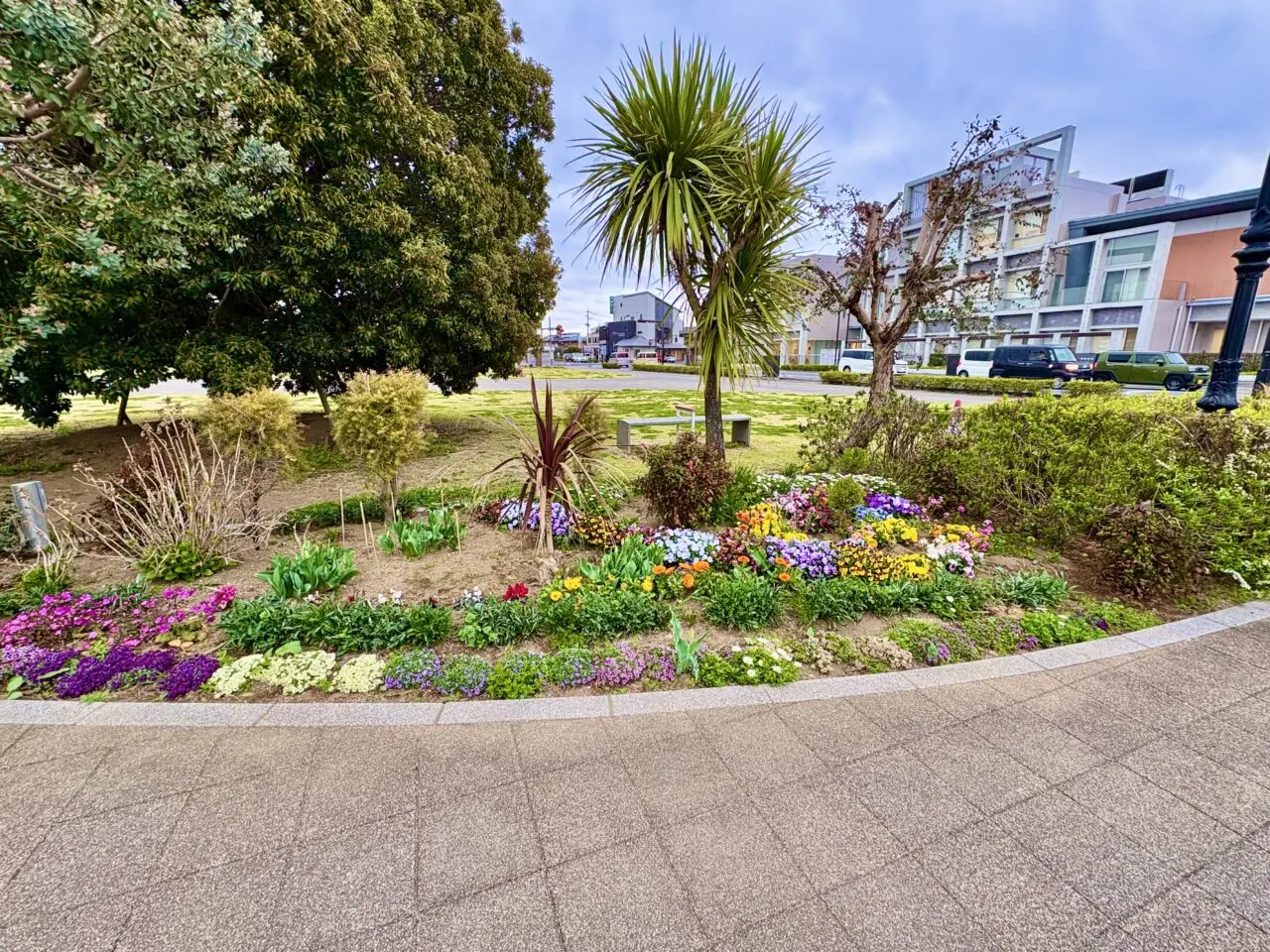 2026年4月23日伊勢崎駅南口駅前広場花壇