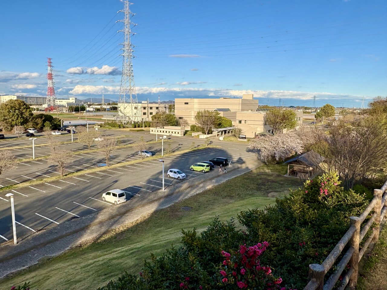 2026年4月3日境ふれあいパーク展望台から北側