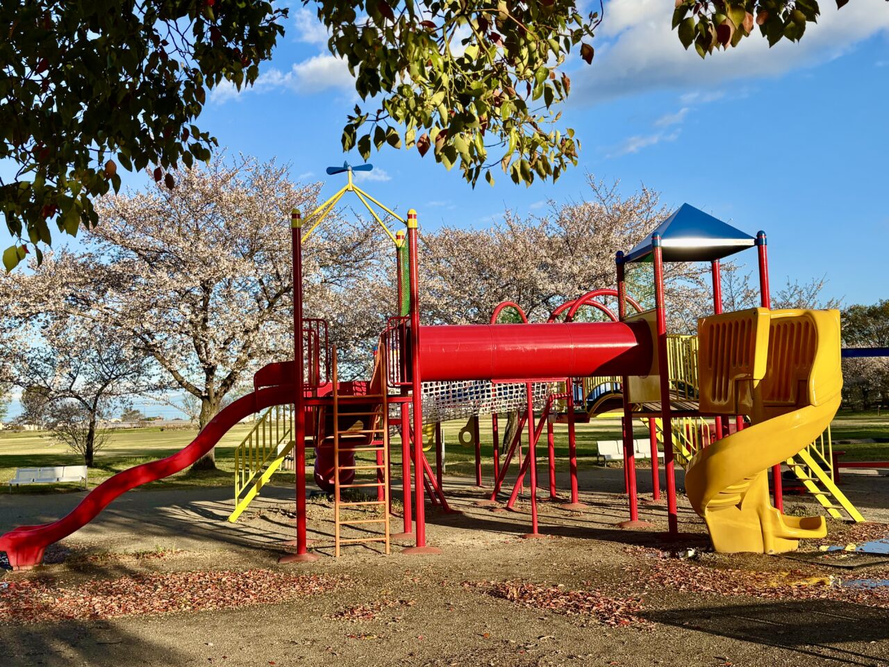 2026年4月3日境ふれあいパーク遊具