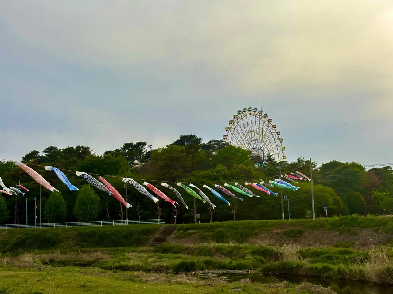 2026年4月20日鹿島鯉のぼりと観覧車
