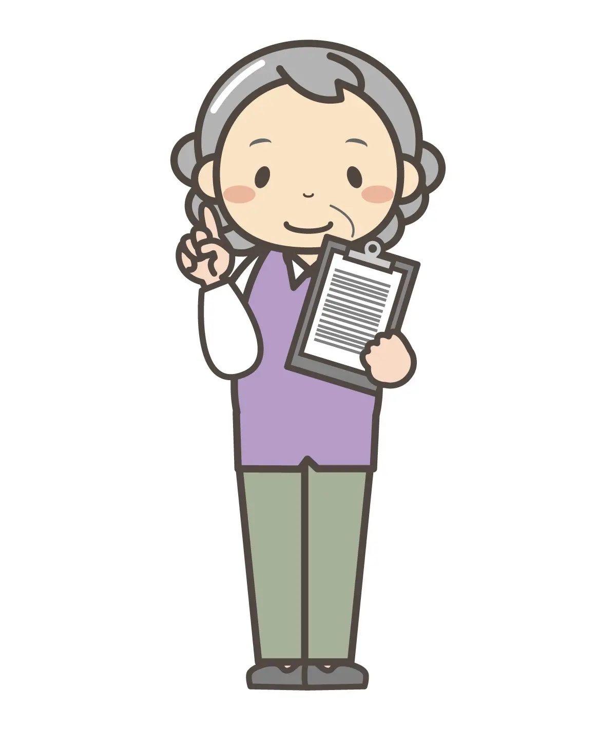 2026年5月30日書類を持つおばあさん