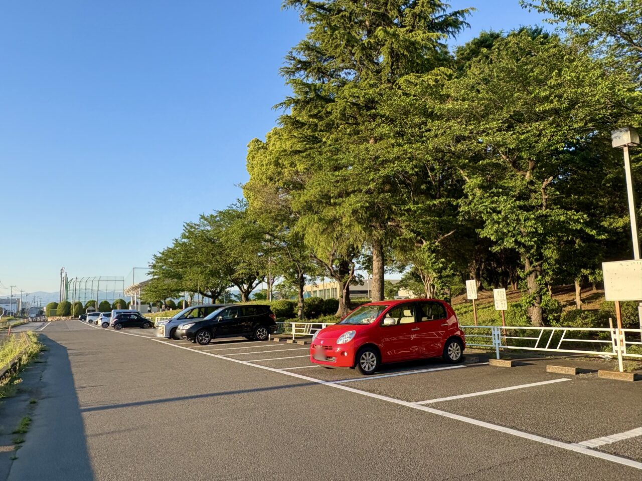 2026年5月7日あずま総合運動公園駐車場