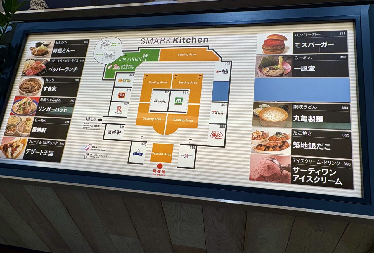 2026年5月15日スマークキッチン案内板