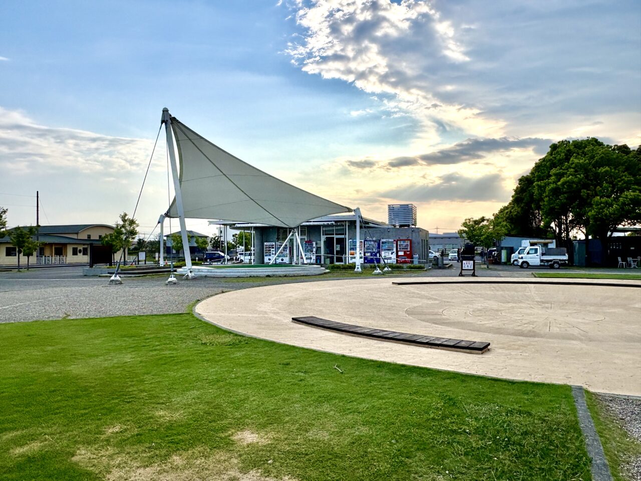 2026年5月16日玉村町北部公園ステージと噴水