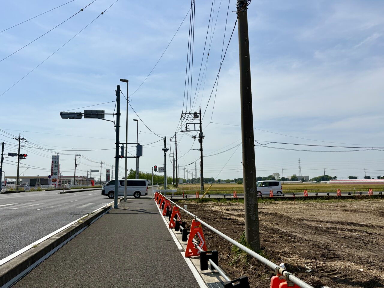 2026年5月23日境百々交差点付近
