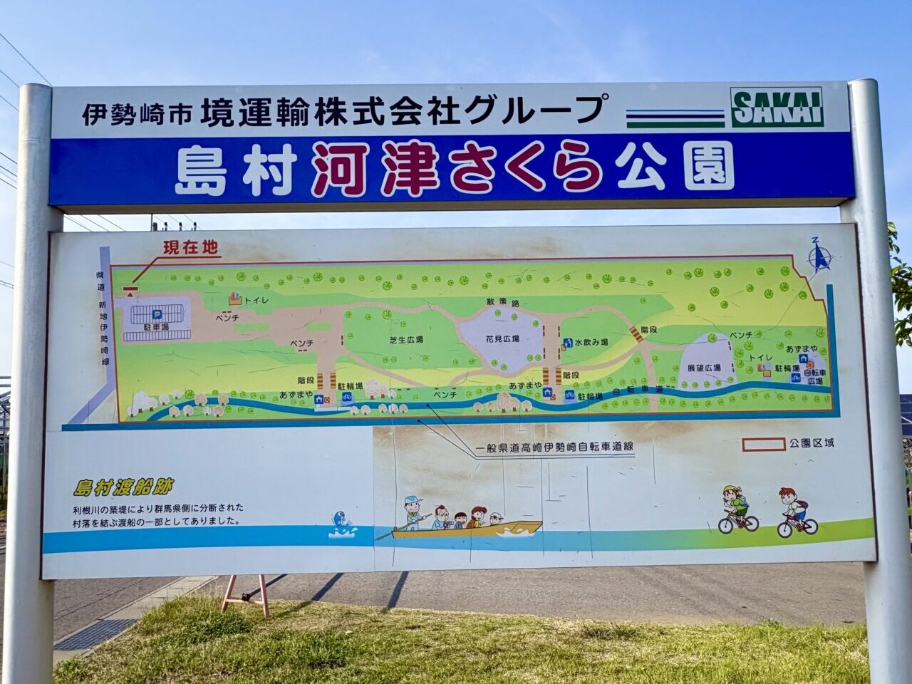 2026年5月21日島村河津さくら公園看板