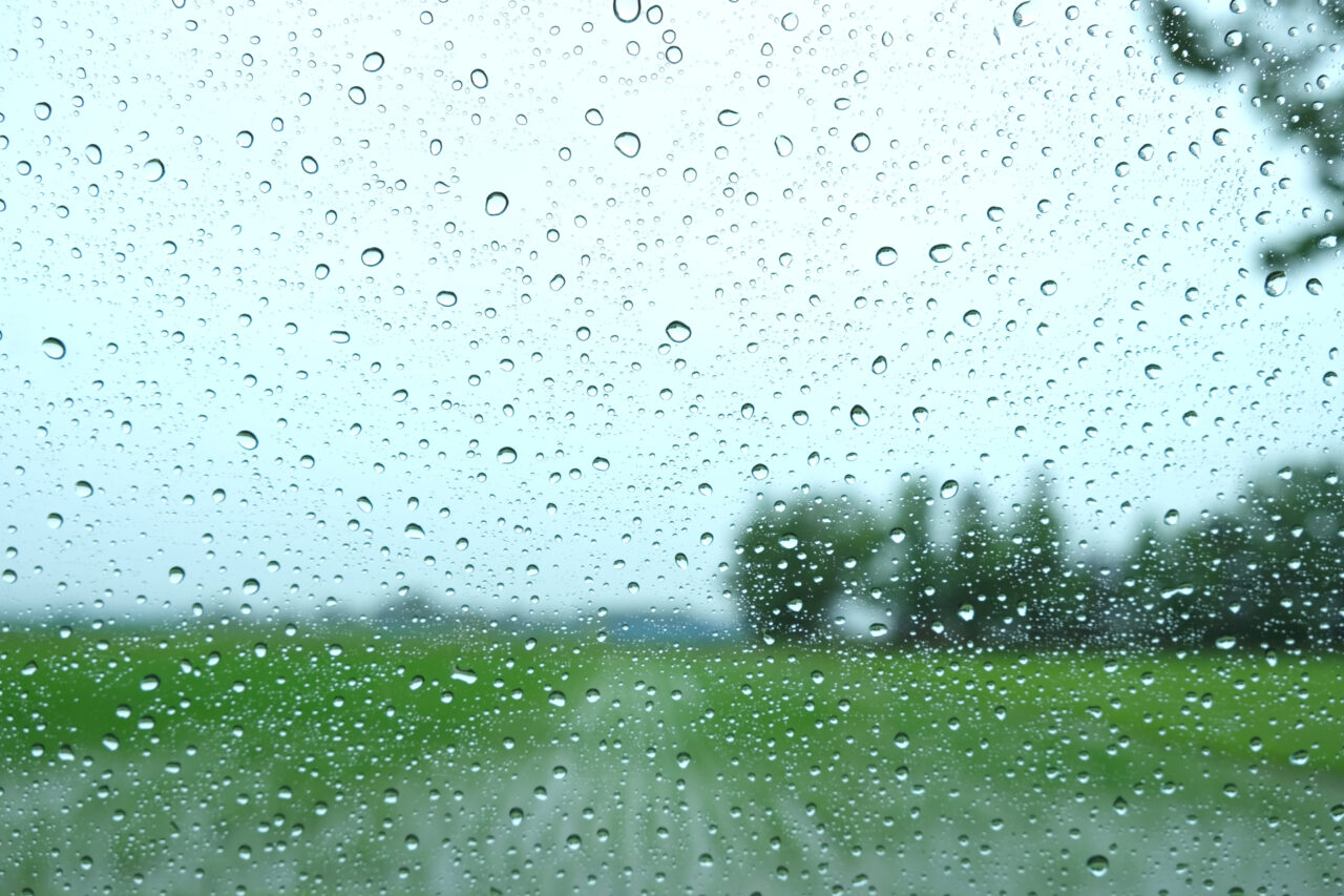 2026年6月27日雨粒イメージ