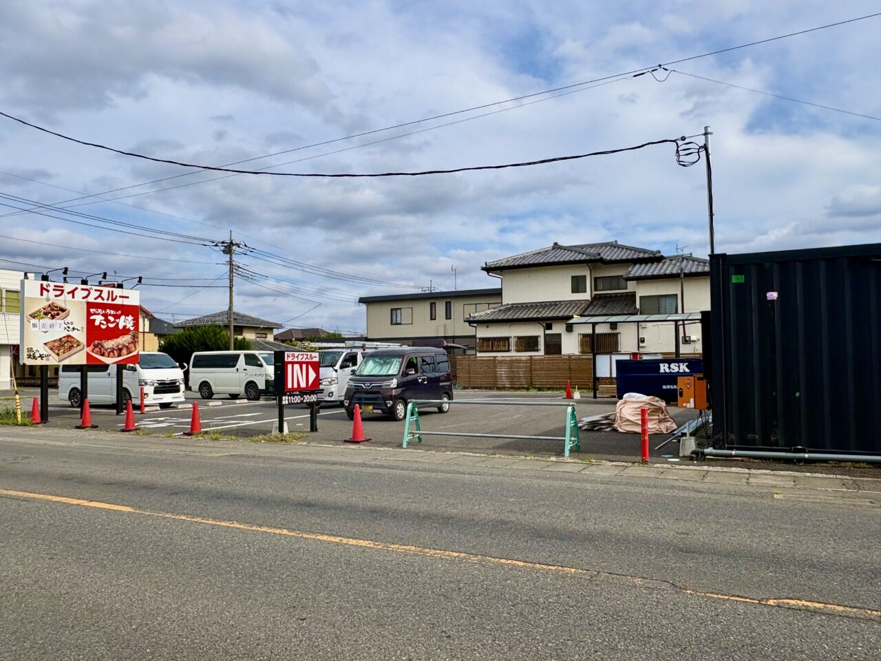 2026年6月17日築地銀だこ伊勢崎ドライブスルー店跡地駐車場