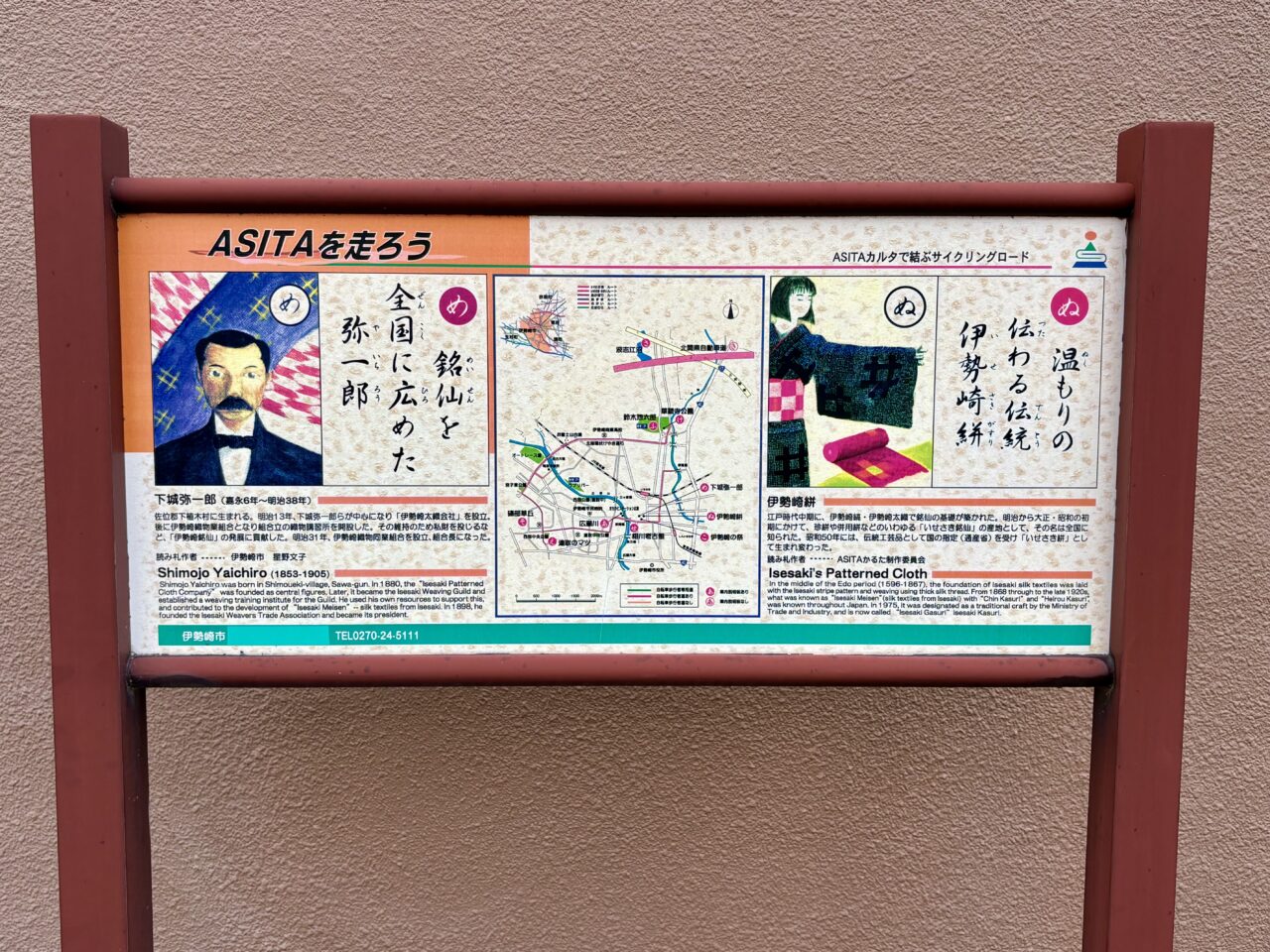 2026年6月22日ASITAカルタ案内板伊勢崎織物工業組合