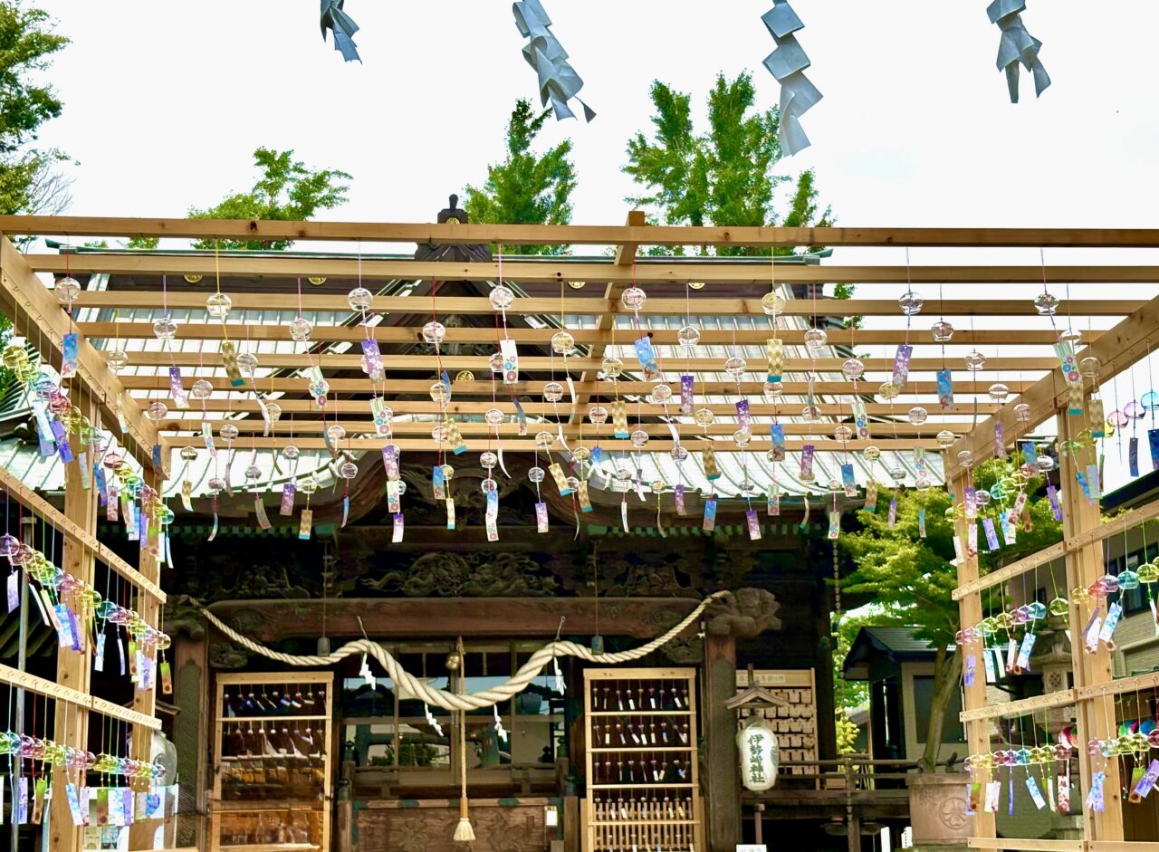 2026年7月4日伊勢崎神社風鈴