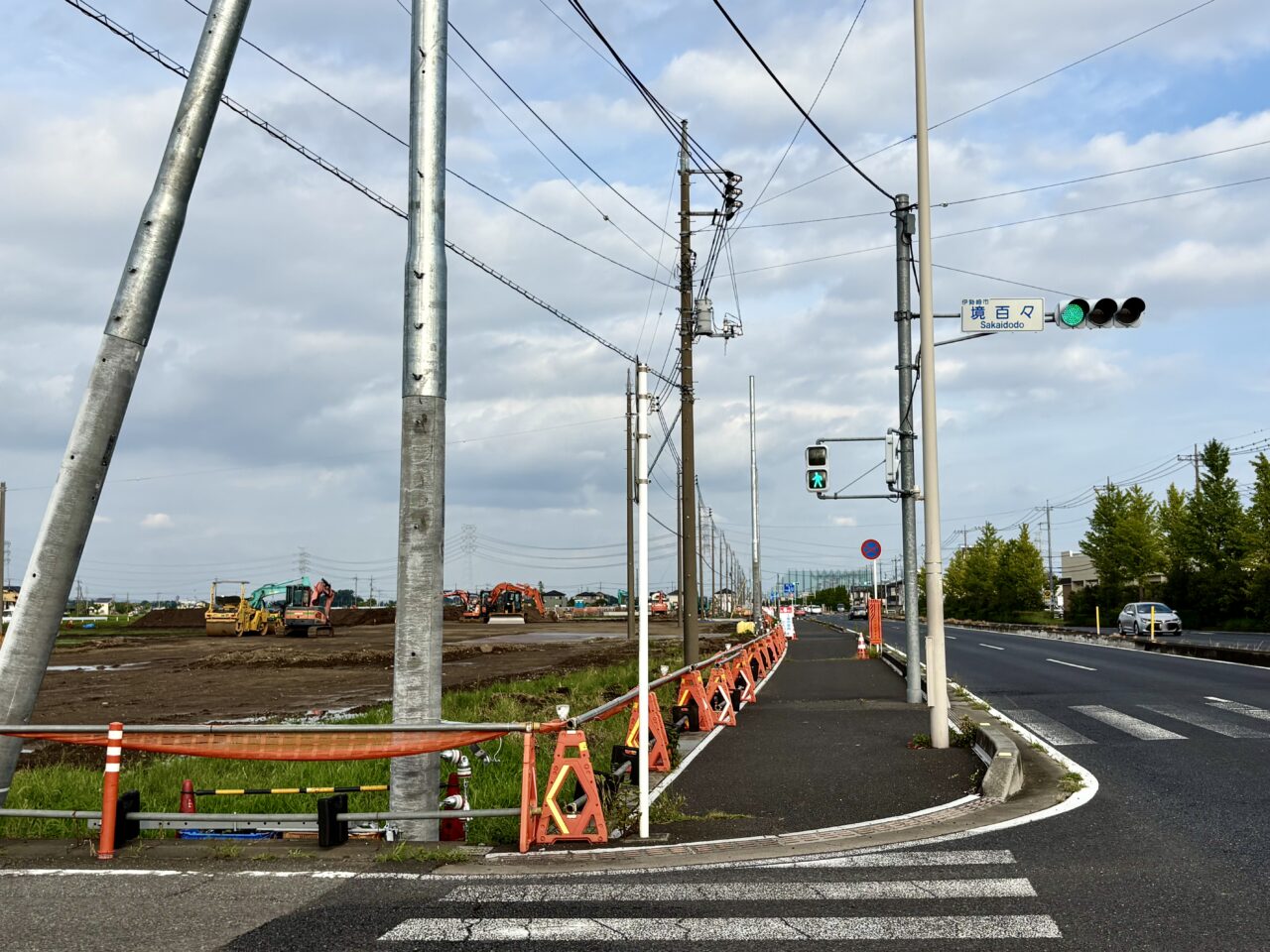 2026年8月24日境北商業集積計画 境百々交差点付近