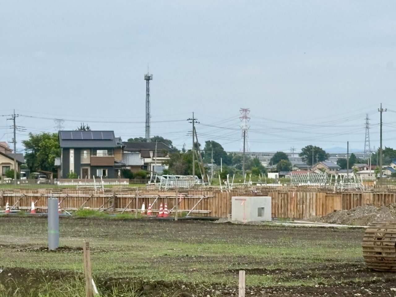 2026年8月24日境北商業集積計画 基礎工事