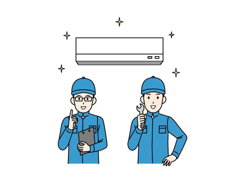 2026年8月3日エアコンと取り付け業者イメージ