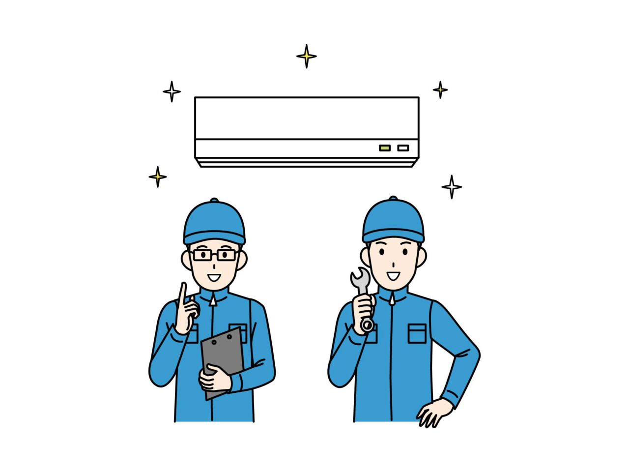 2026年8月3日エアコンと取り付け業者イメージ