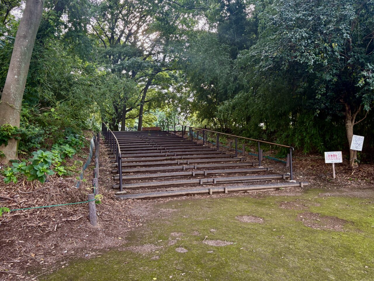2026年9月5日境御嶽山自然の森公園階段