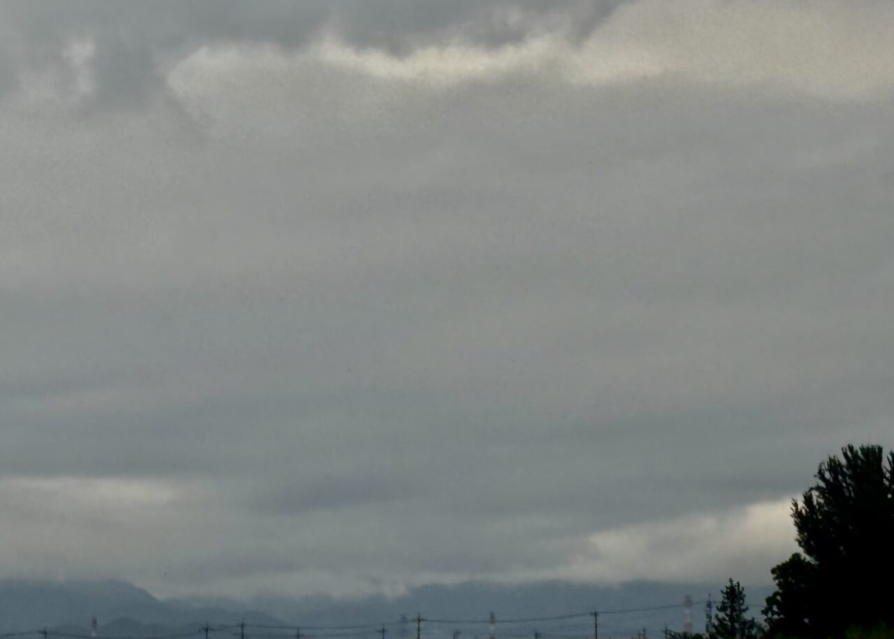 2026年9月20日赤城山方面雨雲