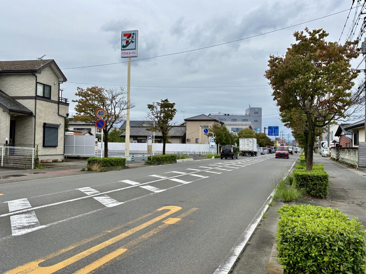 2026年9月11日セブンイレブン伊勢崎中町店周辺