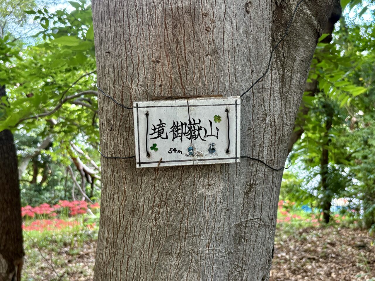 2026年9月21日境御嶽山山頂名札