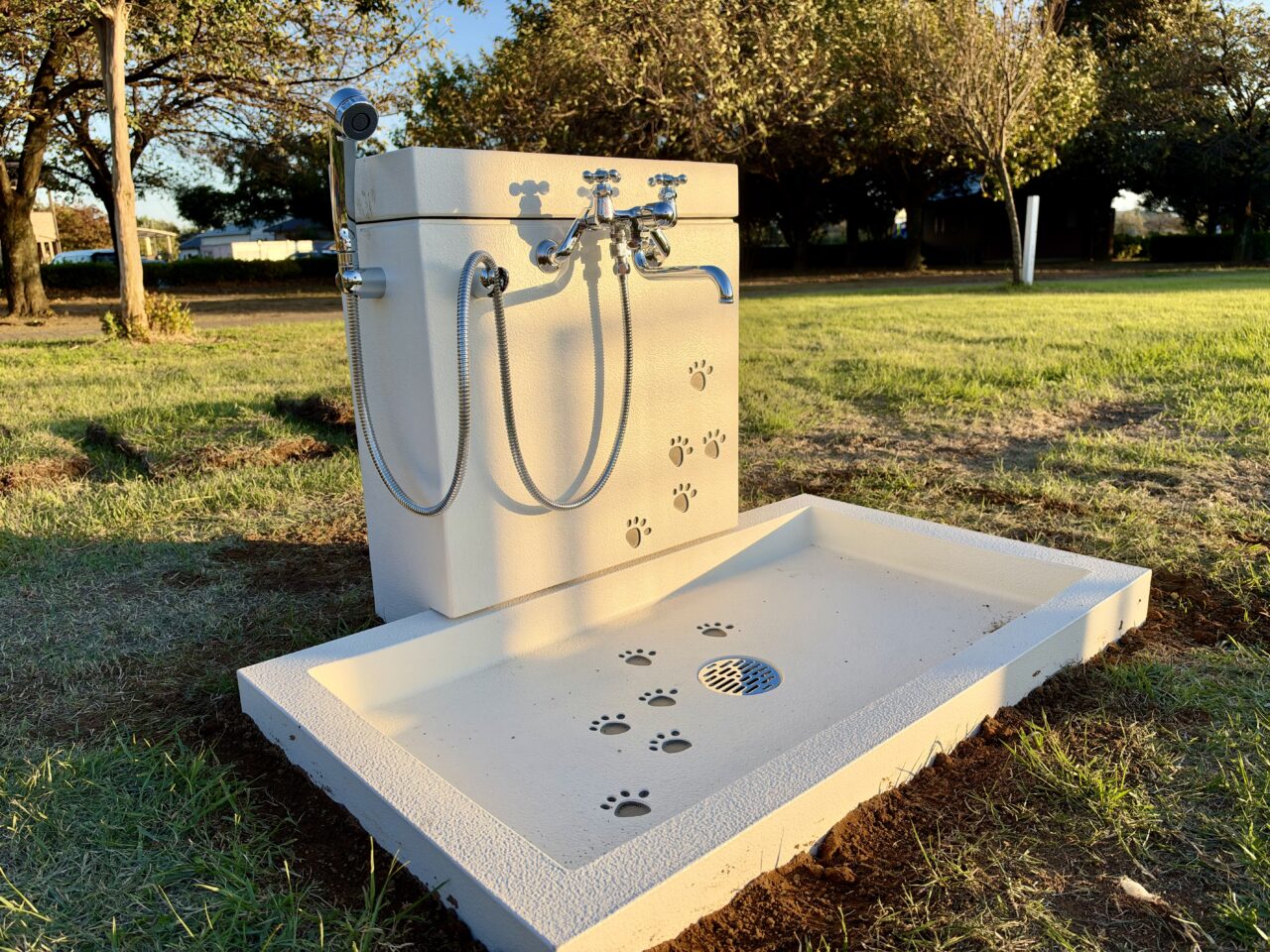 2026年10月7日波志江沼環境ふれあい公園ドッグラン足洗い場